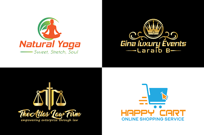 do minimalist custom business logo design and redesign