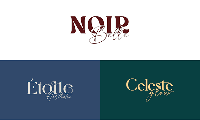 design feminine signature logo minimalist luxury style