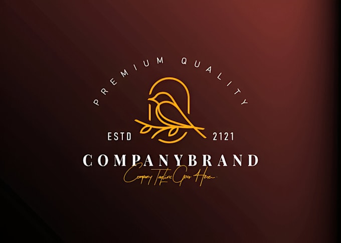 create a custom bird logo with unique concept