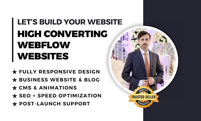 build webflow website, webflow landing page as webflow expert