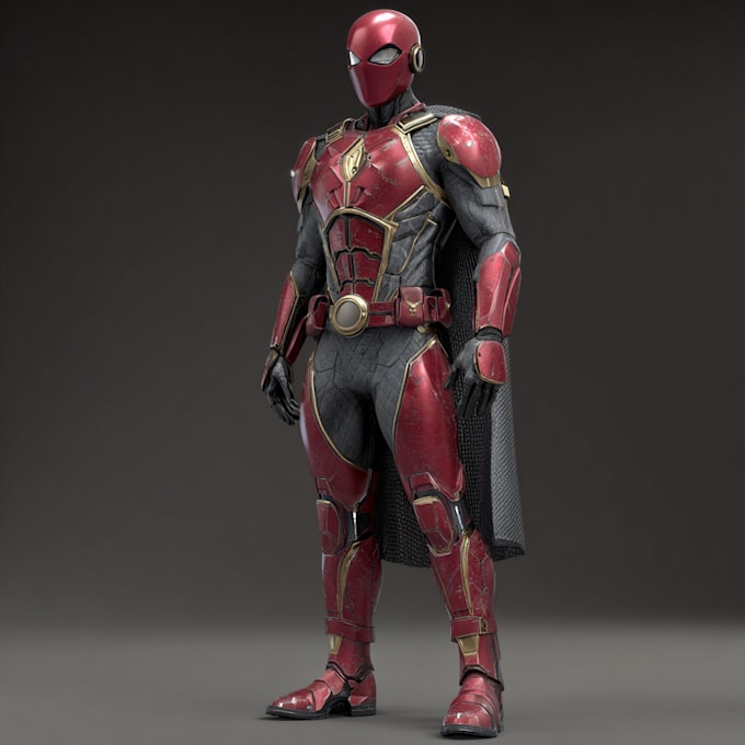 draw superhero or villain character