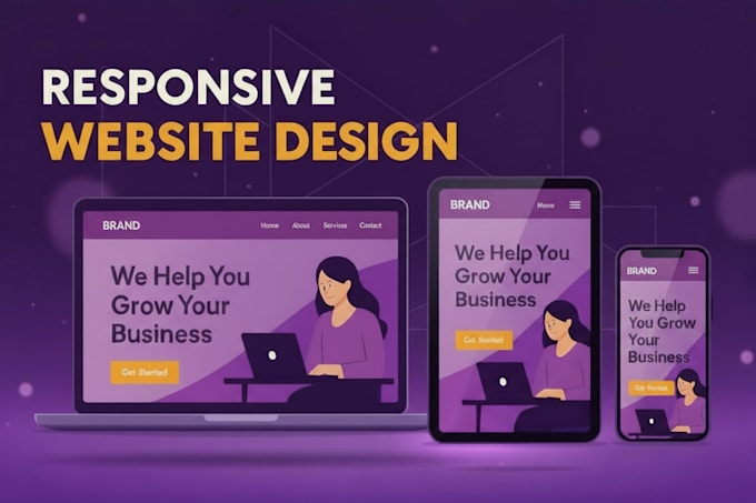 design a modern and responsive wordpress website for your business