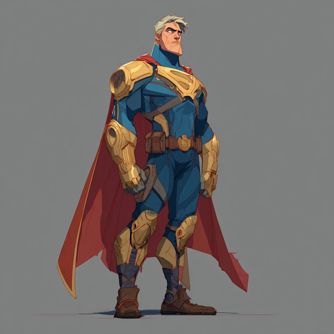 design original superhero character