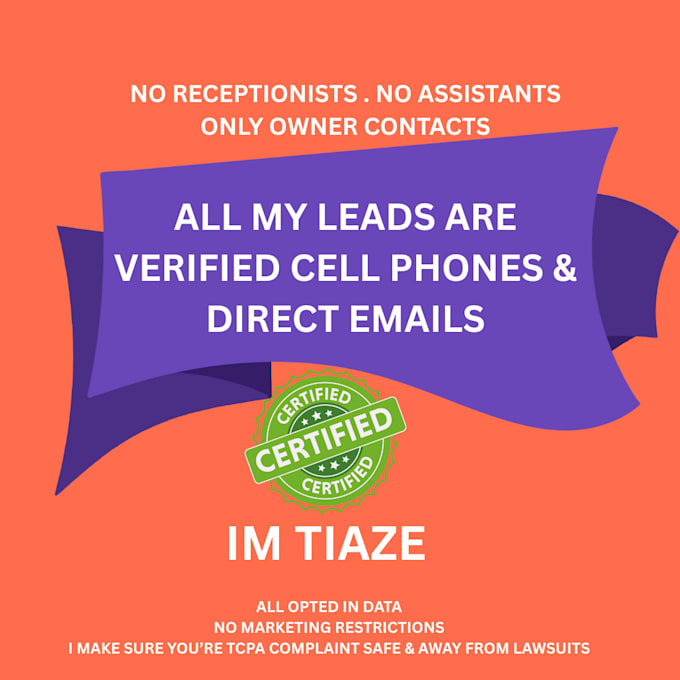 generate mca aged leads for you