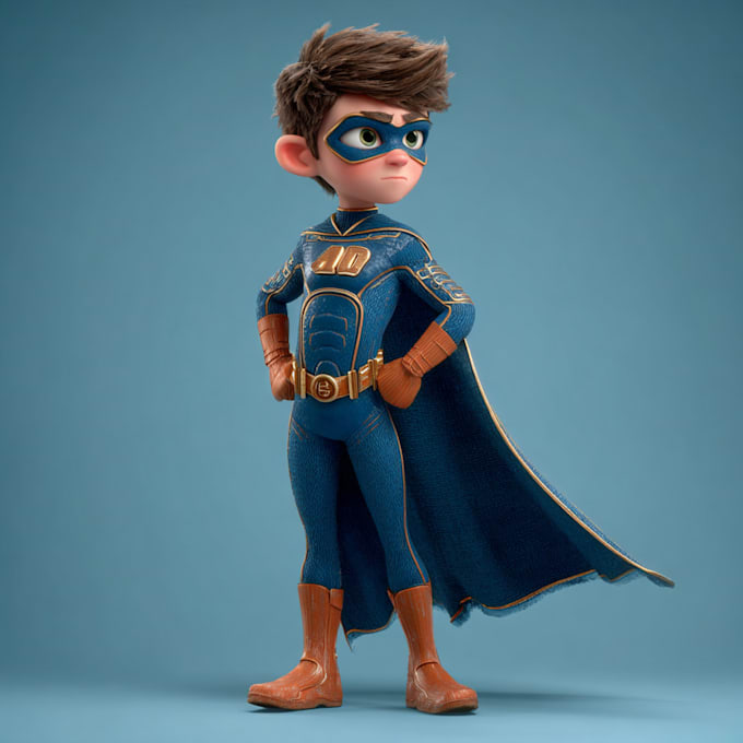 make a superhero character