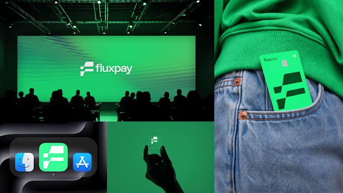 design a modern web3, crypto, or fintech logo and brand kit
