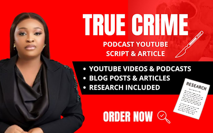 do true crime script podcast bodycam script documentary script youtube script