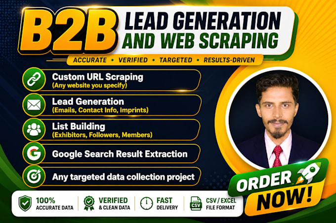 do b2b lead generation, business leads, linkedin leads, prospect list building