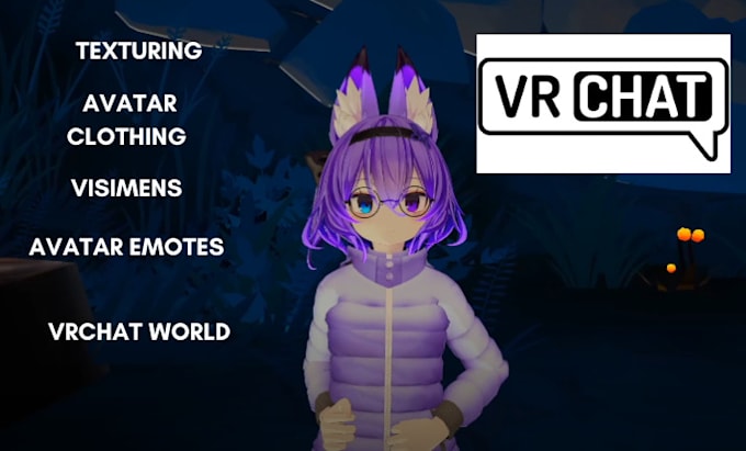 create custom vrchat furry avatar, 3d avatar, anime vr character, vrchat unity