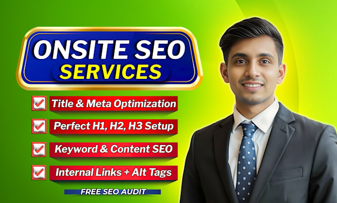 be your onsite seo consultant for on page optimization