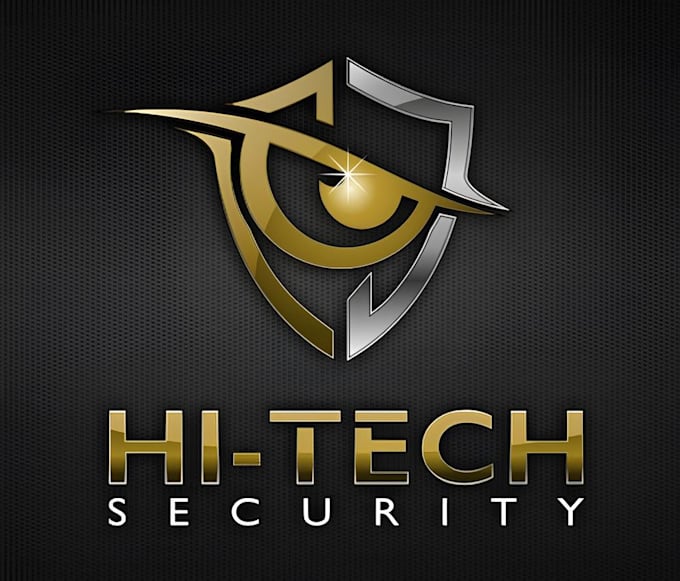 design high tech, crypto security and technology logo