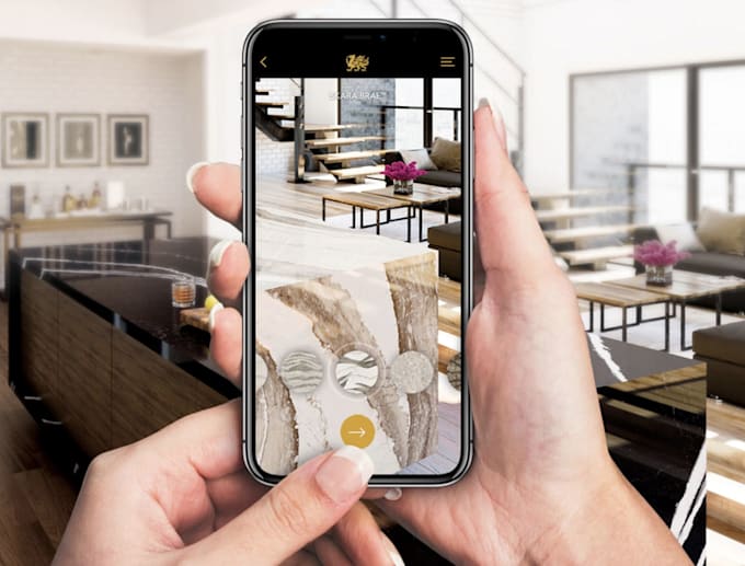 build augmented reality app for room scan, 3d scanner app, home interior design