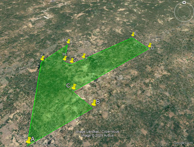 convert survey points to google maps pin and kml