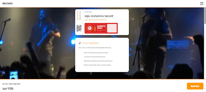 build a qr code based event ticket booking system with CRM