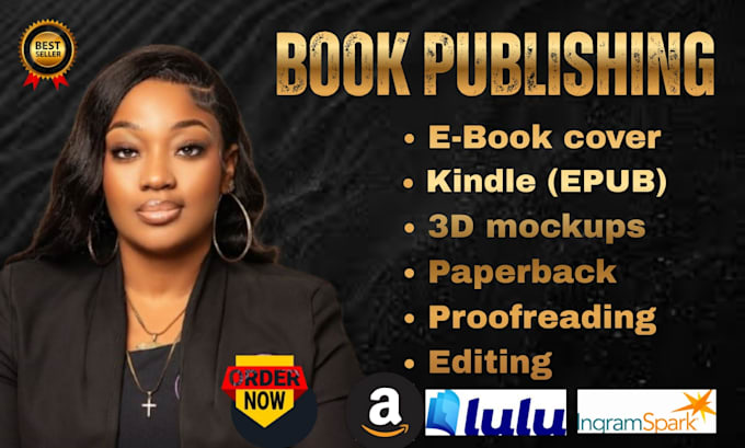 format, design, and publish your book on amazon KDP, amazon KDP book publishing