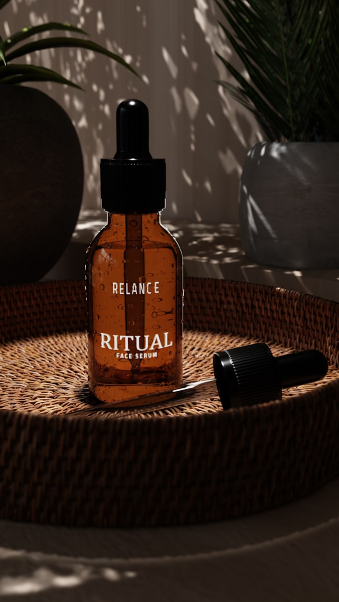 create realistic 3d renders and animation for your cosmetics