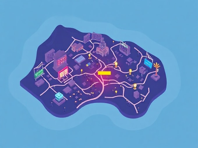 do vector map illustration and event map