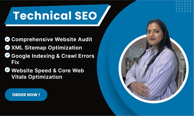 do complete SEO optimization, link building and technical analysis