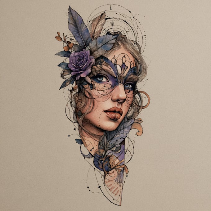 create a unique and custom tattoo design