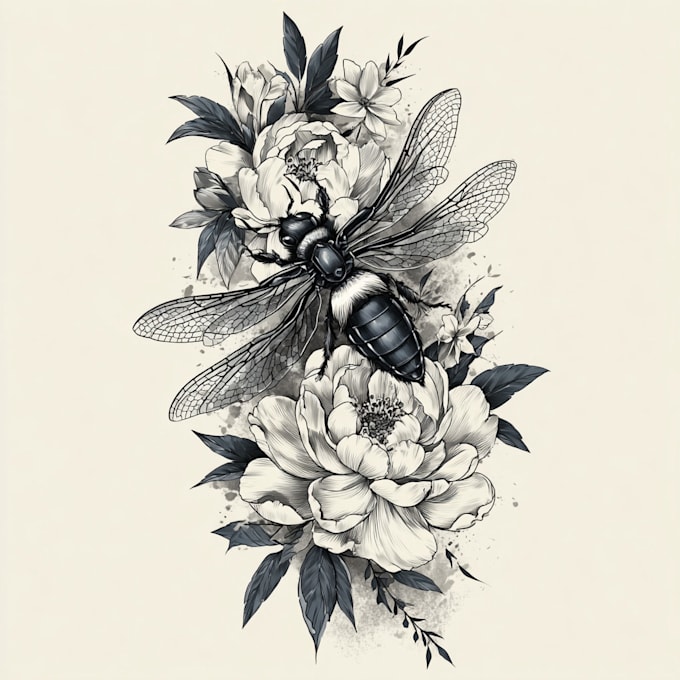 create original tattoo designs and illustrations