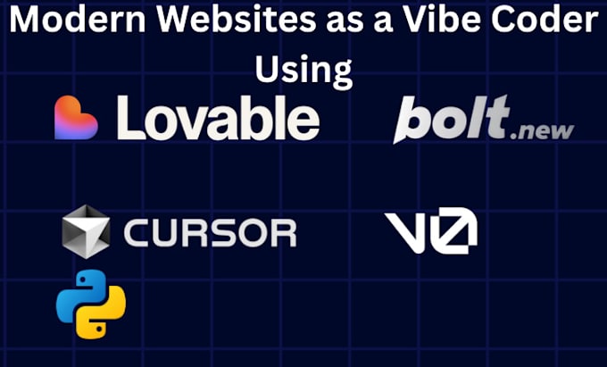 build modern websites as a vibe coder mvp using bolt, supabase, and v0