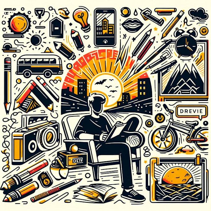 do creative graphic design art vector art