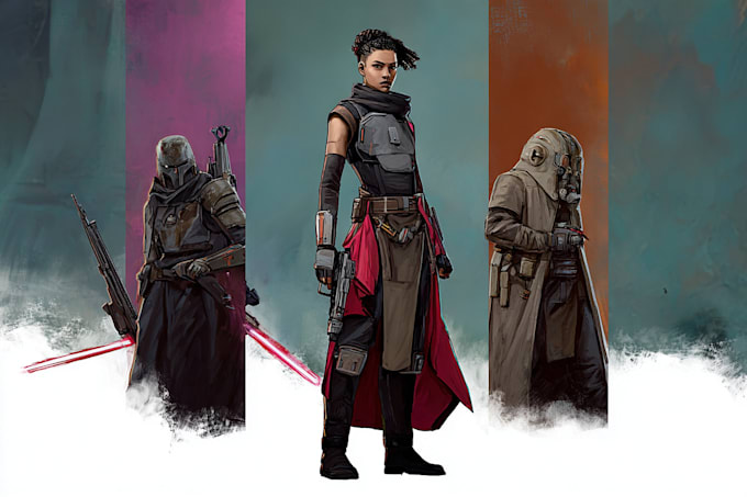 design your sci fi and star wars character