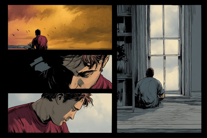do comic book illustration graphic novel cartoon comics
