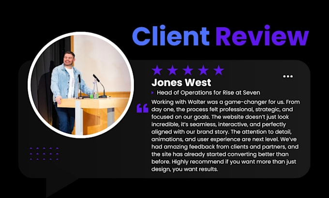 design a wordpress website with strategy, brand story, and conversion focused