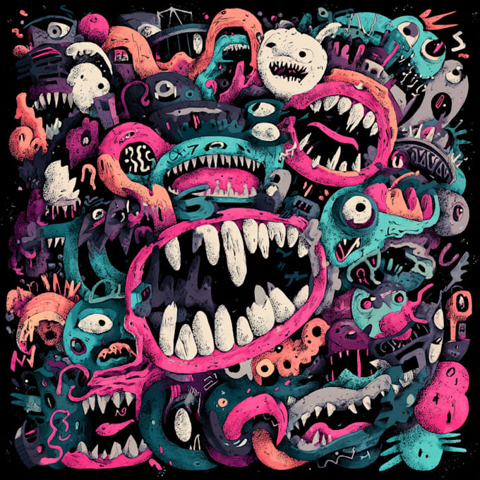 do illustration expresionism art, graffity, abstract