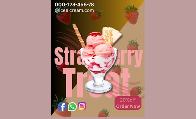design impressive food posters