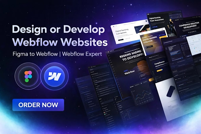 design, redesign or develop webflow website, figma to webflow, webflow expert