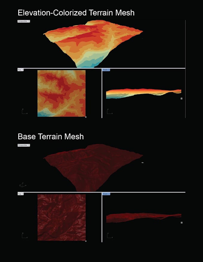 make 3d terrain models of your site