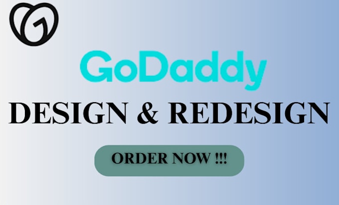 design professional godaddy website , redesign ecommerce godaddy online store
