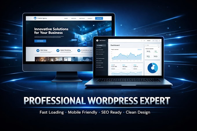 build fast wordpress website with elementor