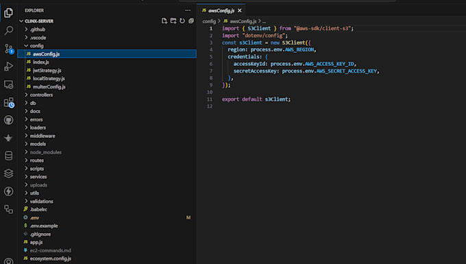 be your node js developer