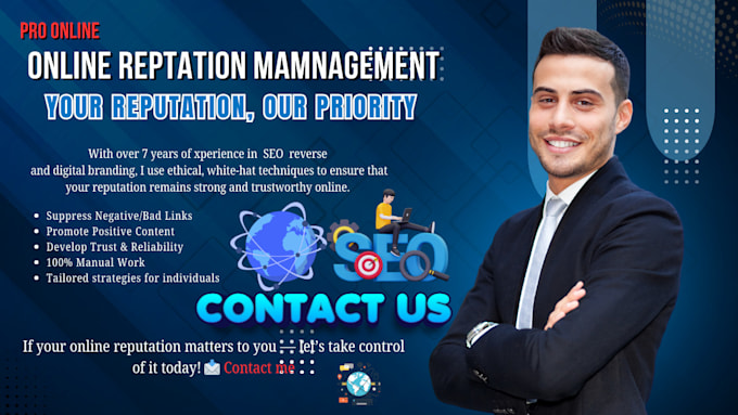 do online reputation management to improve your online image, reverse SEO