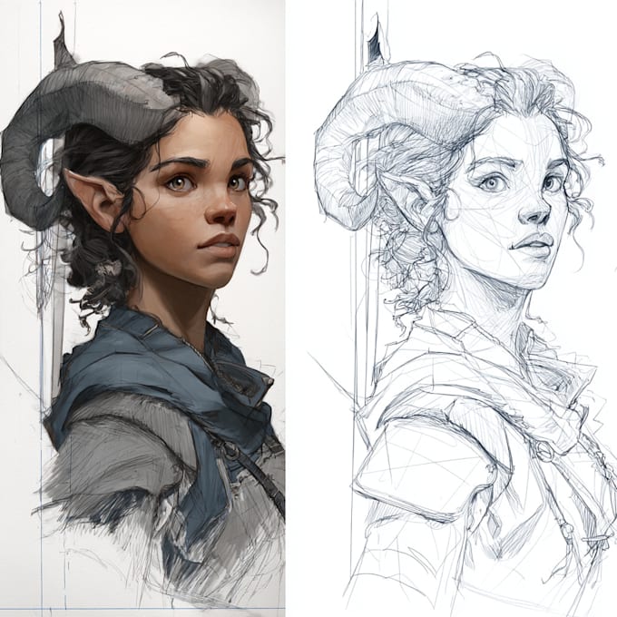 draw a simple dnd token or portrait