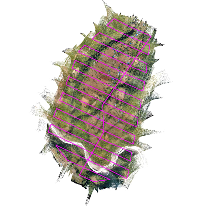 process your drone or lidar data into orthomosaic, dem, contours and 3d models