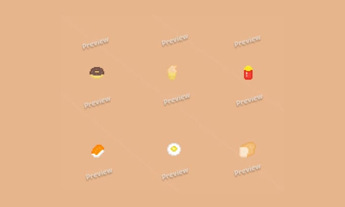 create custom pixel art assets for you