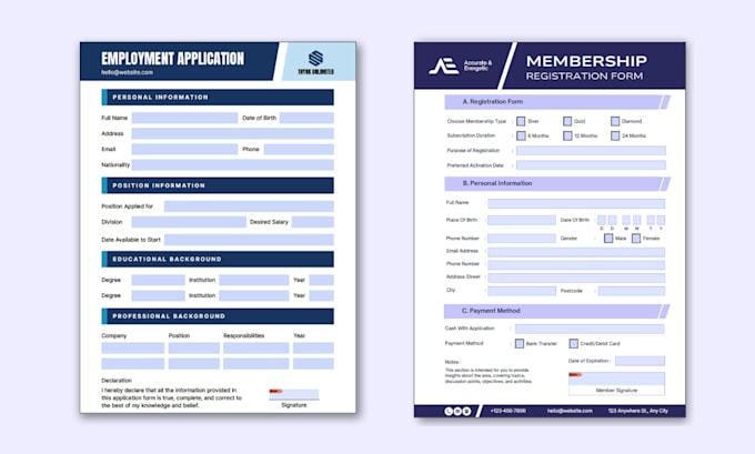 create fillable PDF form in 1 hour in adobe acrobat