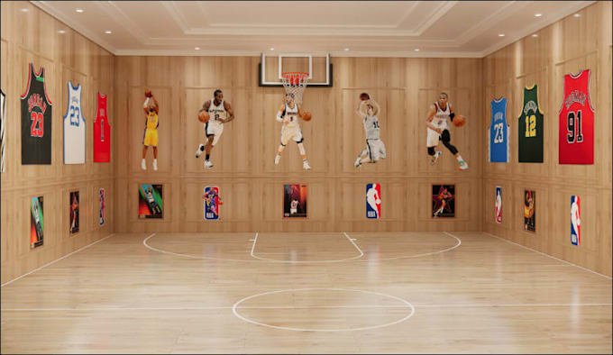 3d interior design salon, bar, indoor sports, retails store, office, spa