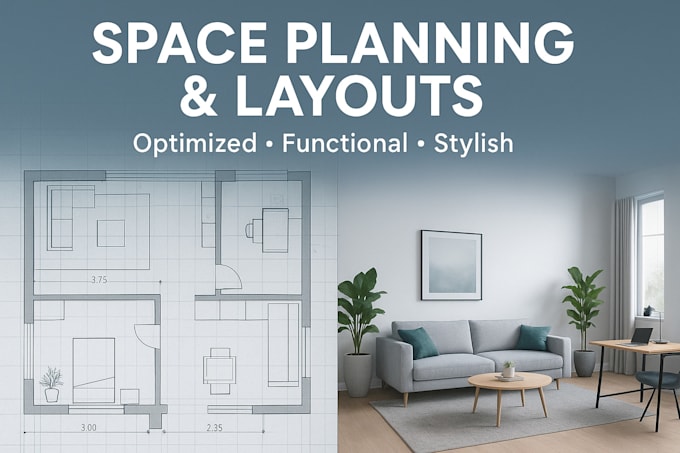 Do space planning, interior layout optimization and cad floor plan ...
