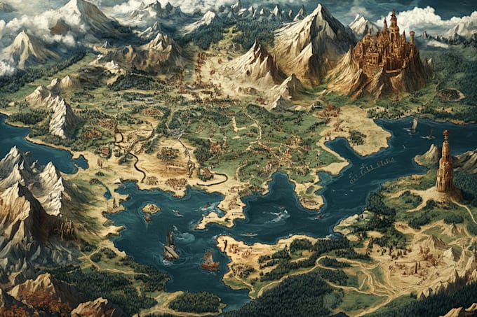 generate custom fantasy rpg maps
