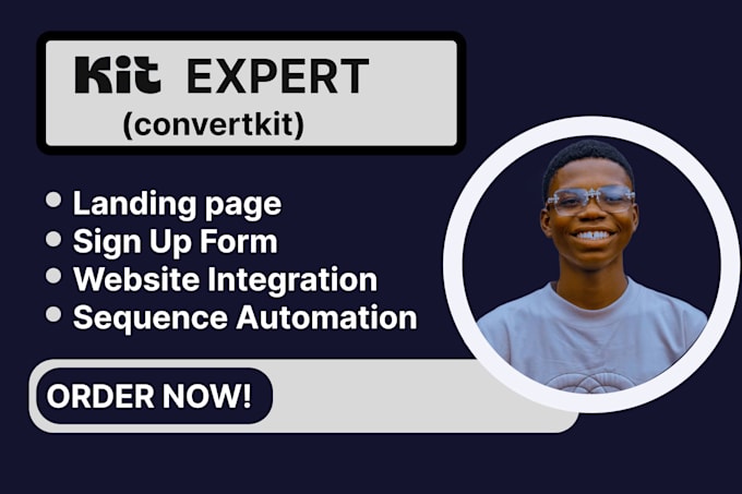 setup convertkit newsletter kit landing page convertkit email sequence expert