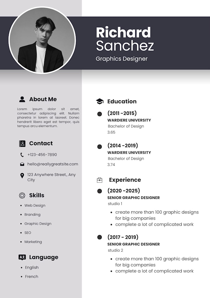offer professional resume writing, cv maker