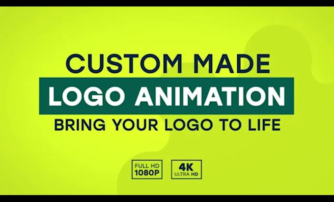produce a custom logo animation