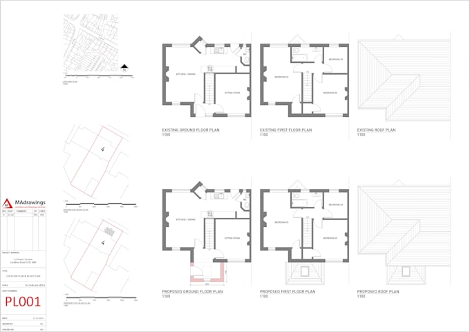 draw UK planning drawings