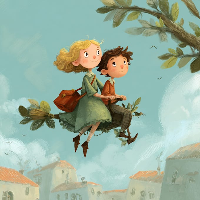 design children story book illustration