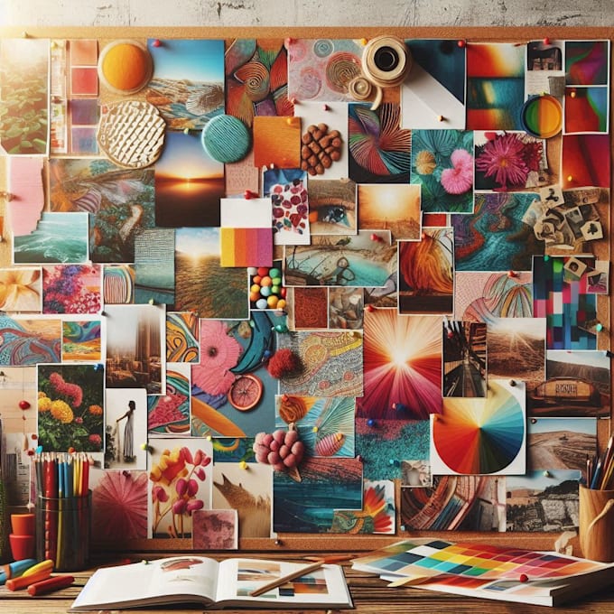 make an mood , boards, concept board